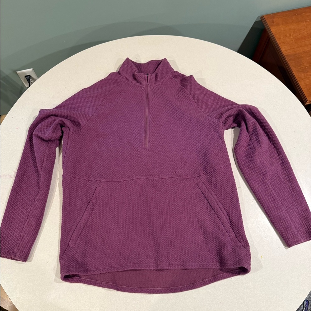 Lululemon Purple Quarter-Zip Pullover